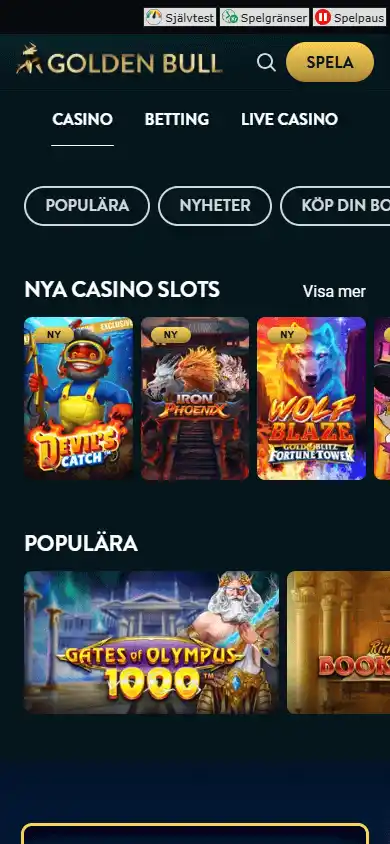 Golden Bull Casino ES screenshot 5