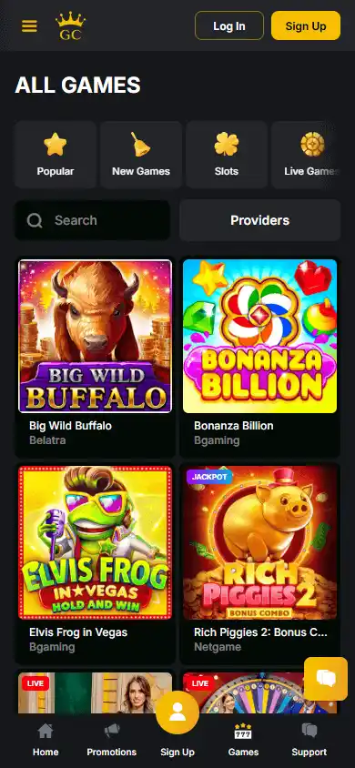 Golden Crown Casino screenshot 5