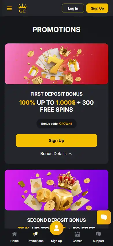 Golden Crown Casino screenshot 6
