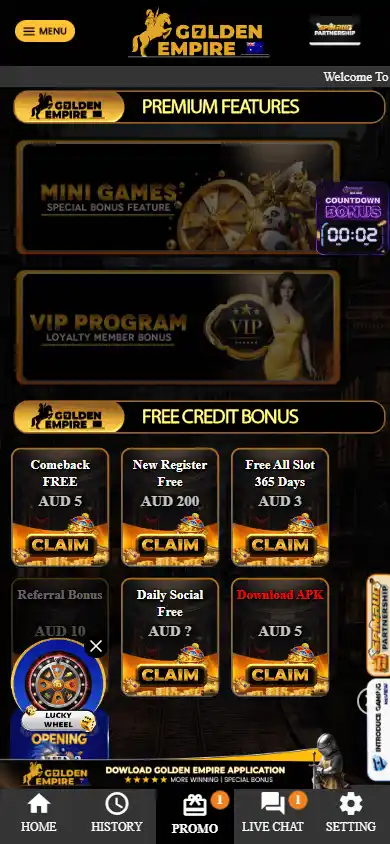 Golden Empire Casino screenshot 4