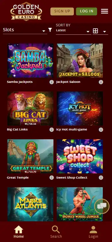 Golden Euro Casino screenshot 4