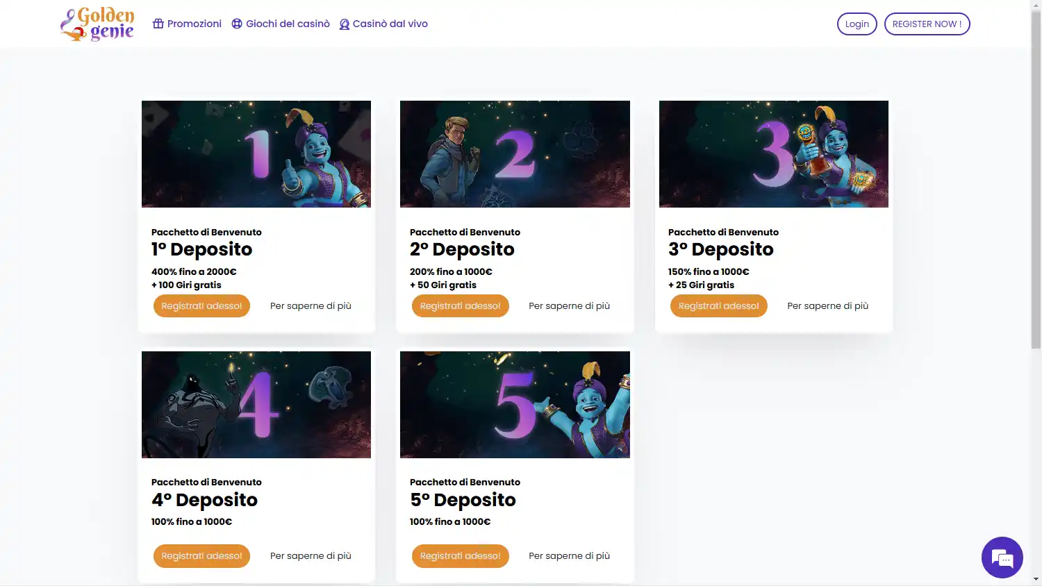 Golden Genie Casino screenshot 3