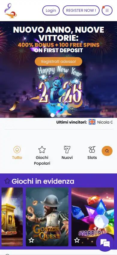 Golden Genie Casino screenshot 4