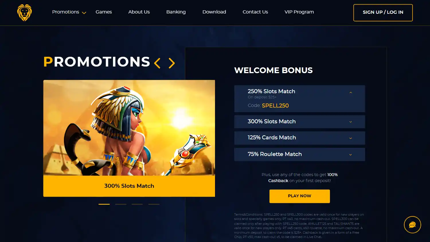 Golden Lion Casino screenshot 3