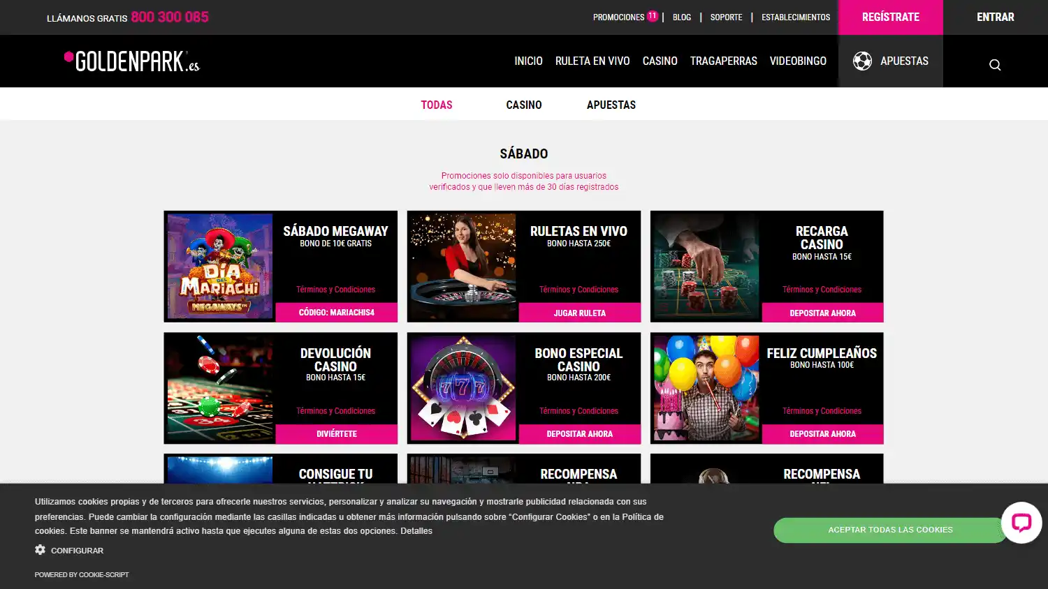 Golden Park Casino ES screenshot 3