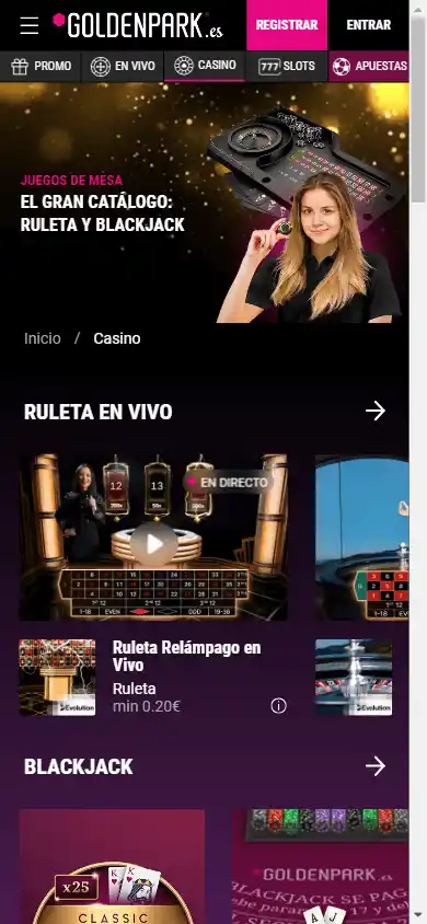 Golden Park Casino ES screenshot 4