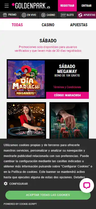 Golden Park Casino ES screenshot 6