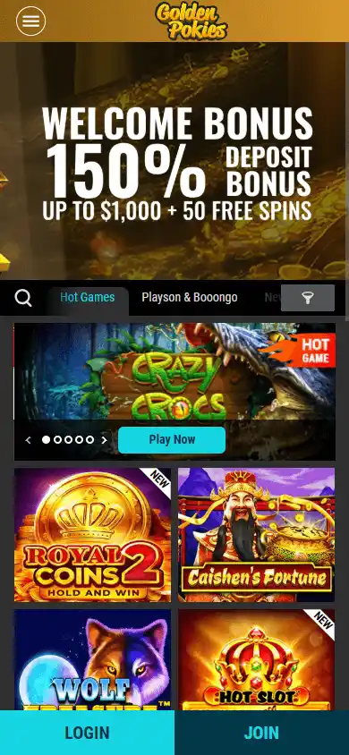 Golden Pokies Casino screenshot 3