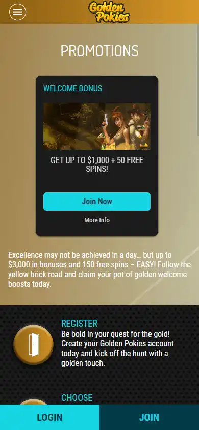 Golden Pokies Casino screenshot 4