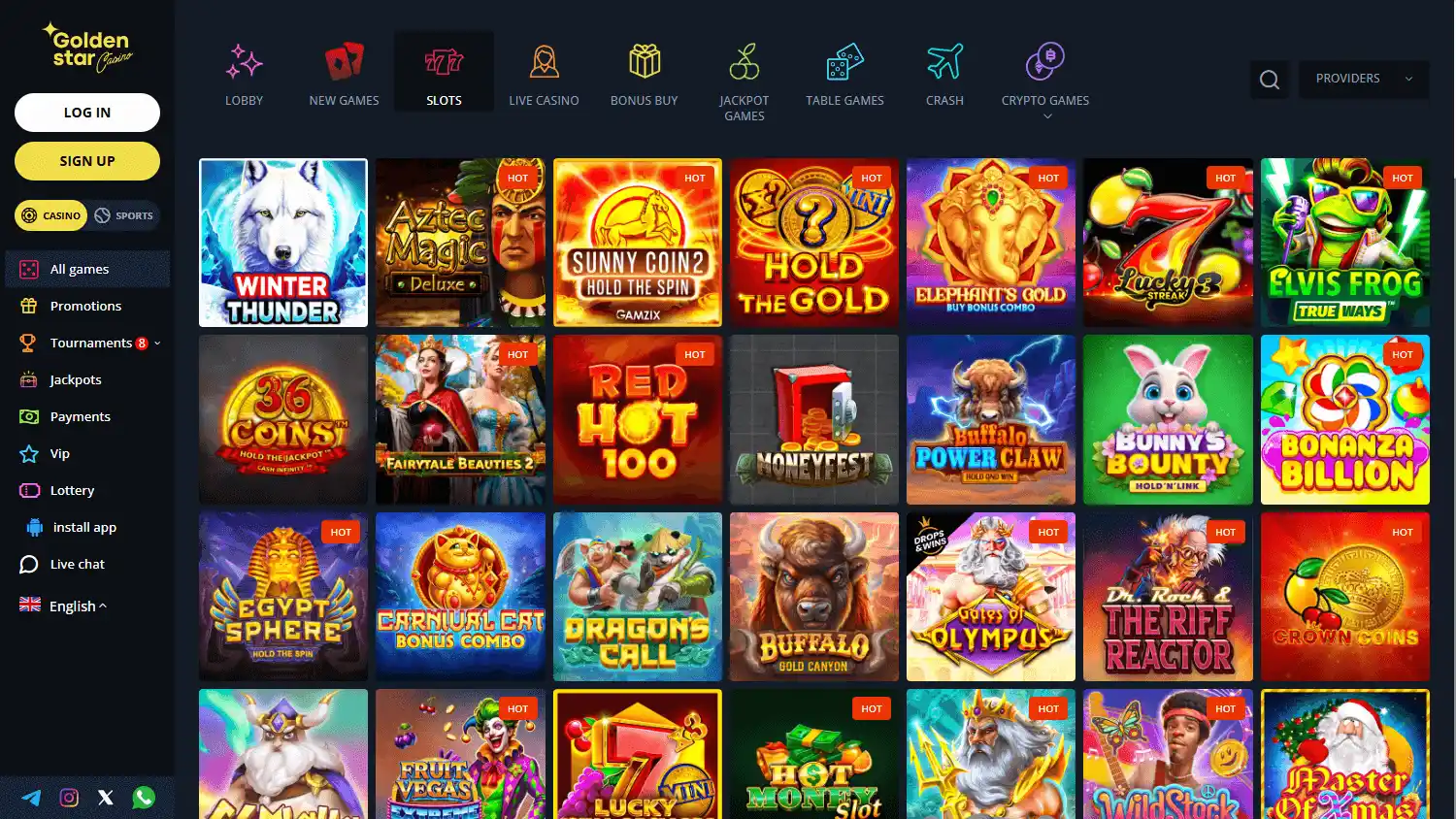 Golden Star Casino screenshot 2