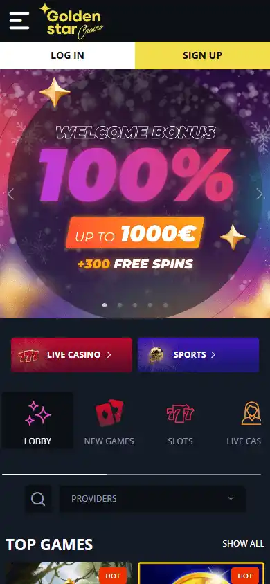 Golden Star Casino screenshot 4