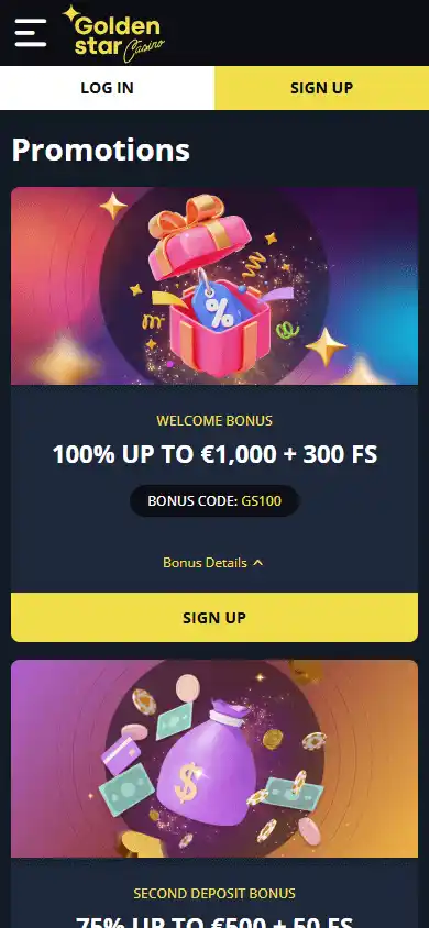 Golden Star Casino screenshot 6