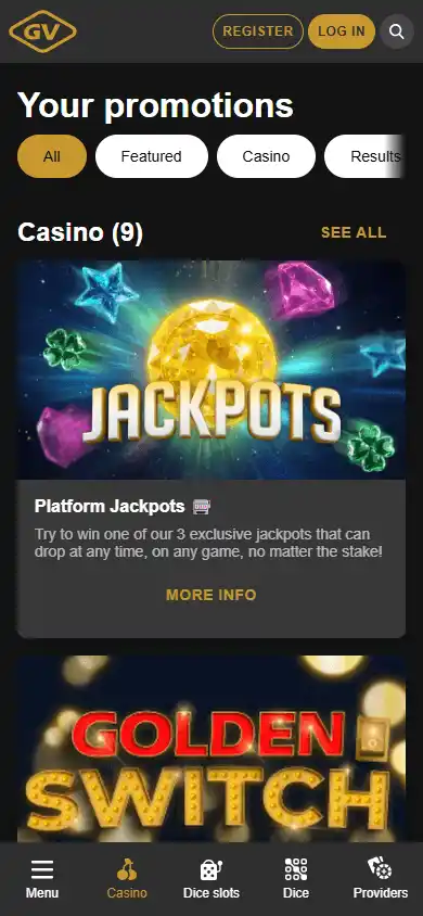 Golden Vegas Casino screenshot 6