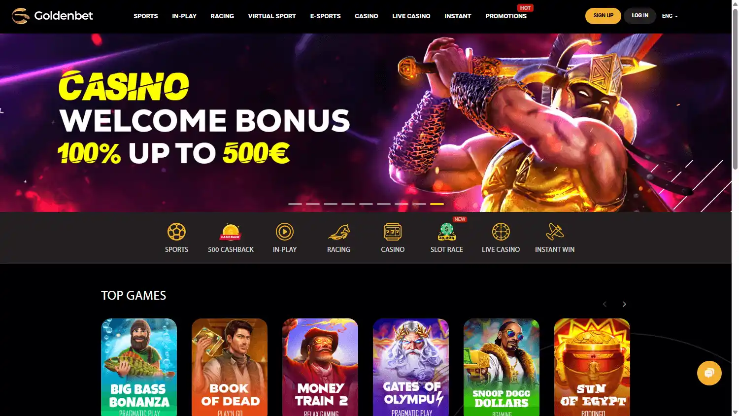 Goldenbet Casino screenshot 1