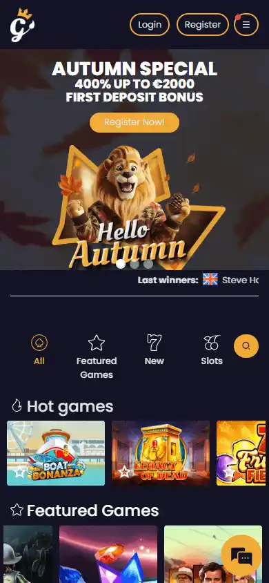 GoldenLion.bet Casino screenshot 4