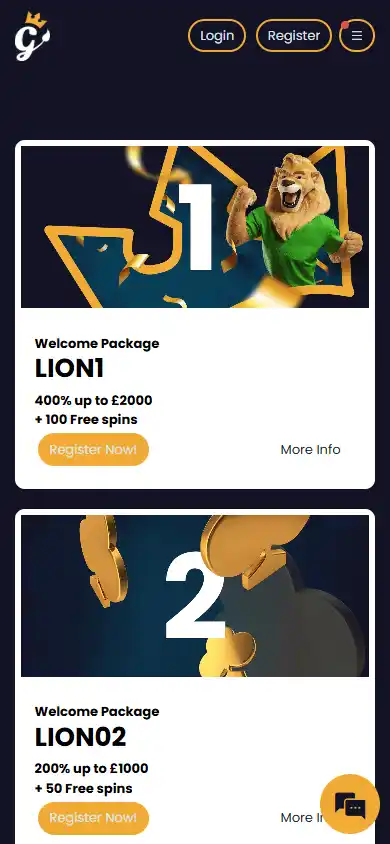 GoldenLion.bet Casino screenshot 6