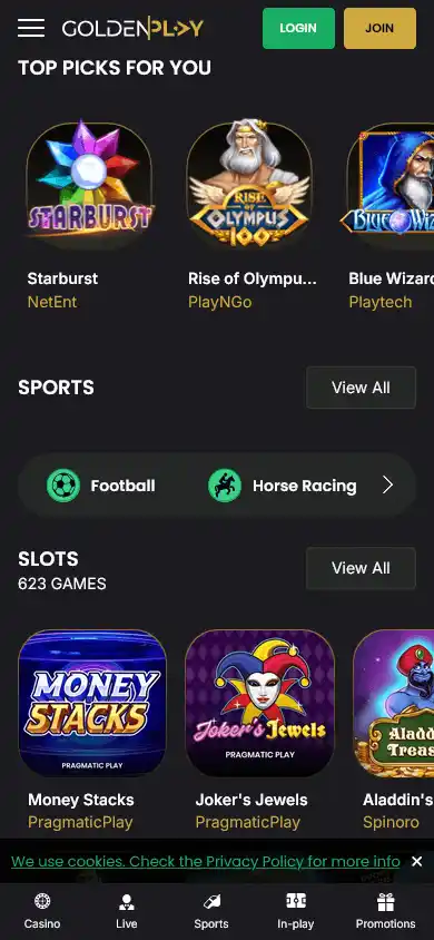GoldenPlay Casino screenshot 4