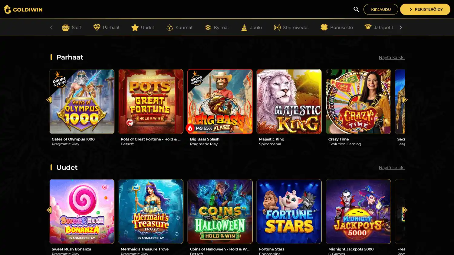 Goldiwin Casino screenshot 1