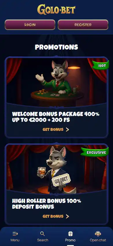Golobet Casino screenshot 6