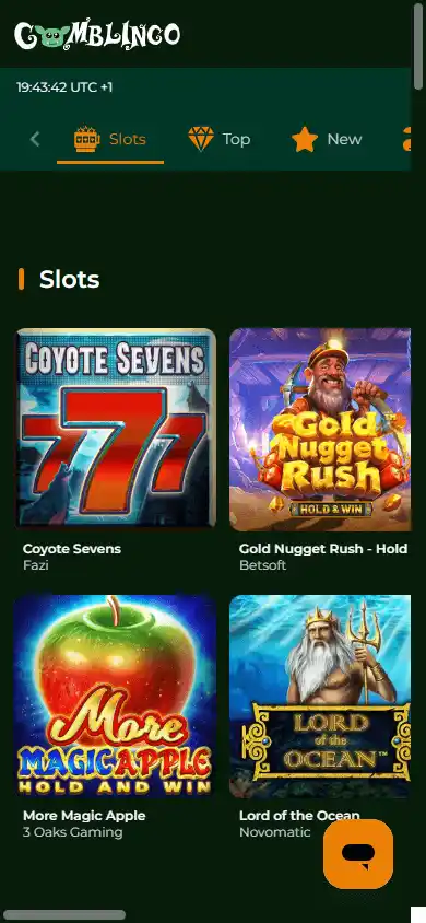 Gomblingo Casino screenshot 4