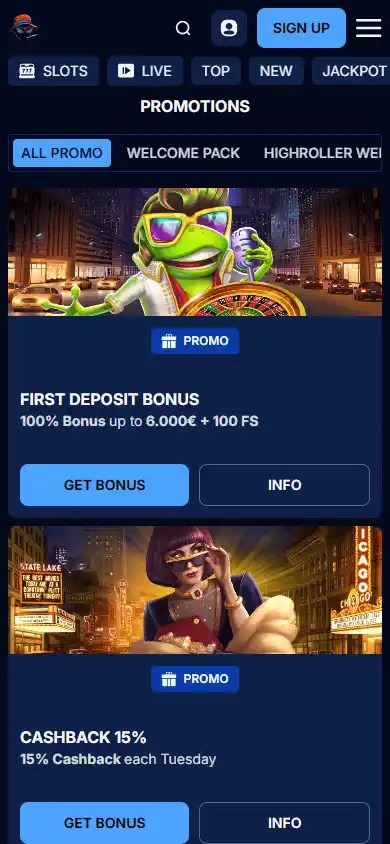 Gonza Bet Casino screenshot 6
