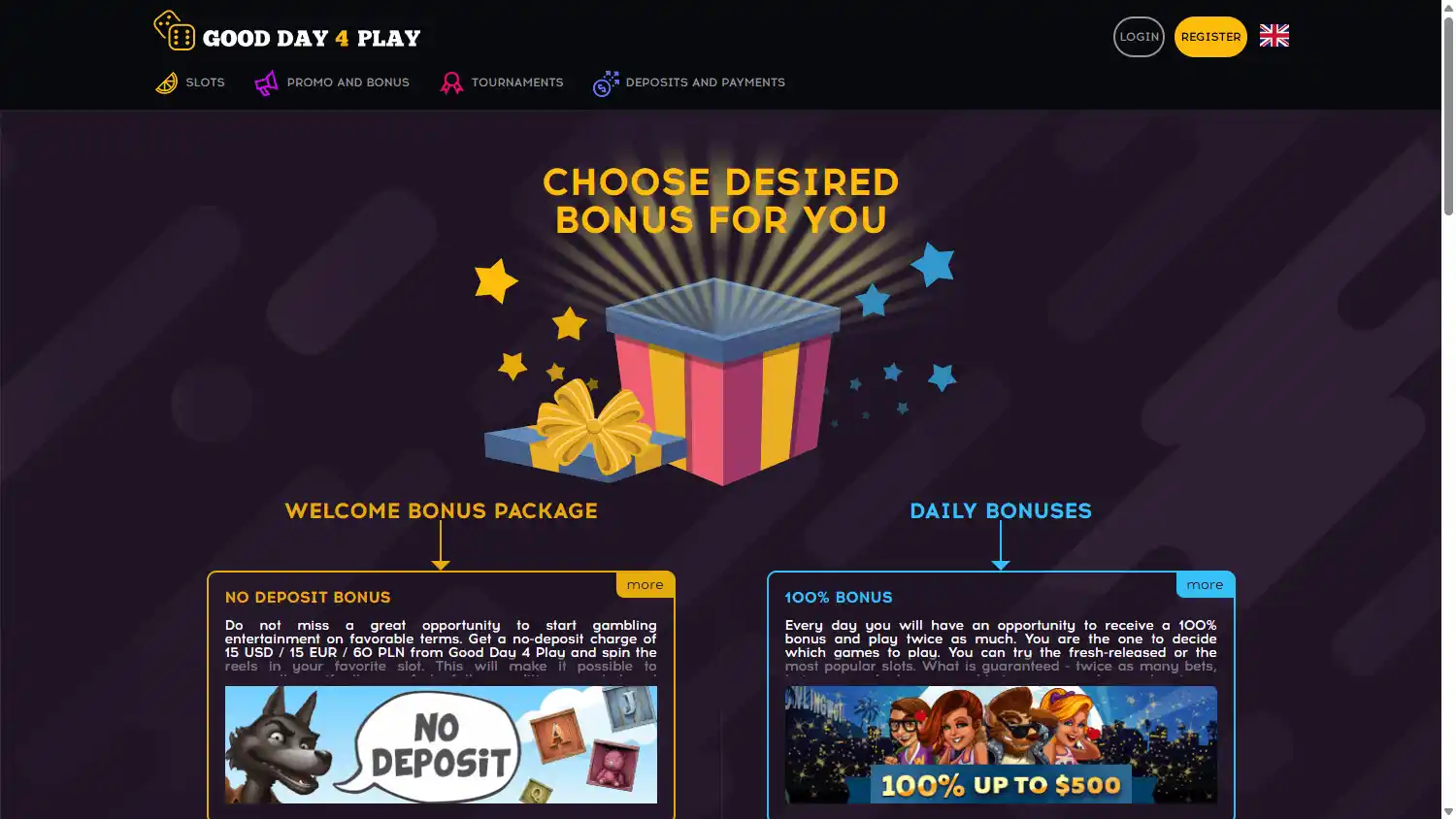 Good Day 4 Play Casino screenshot 3
