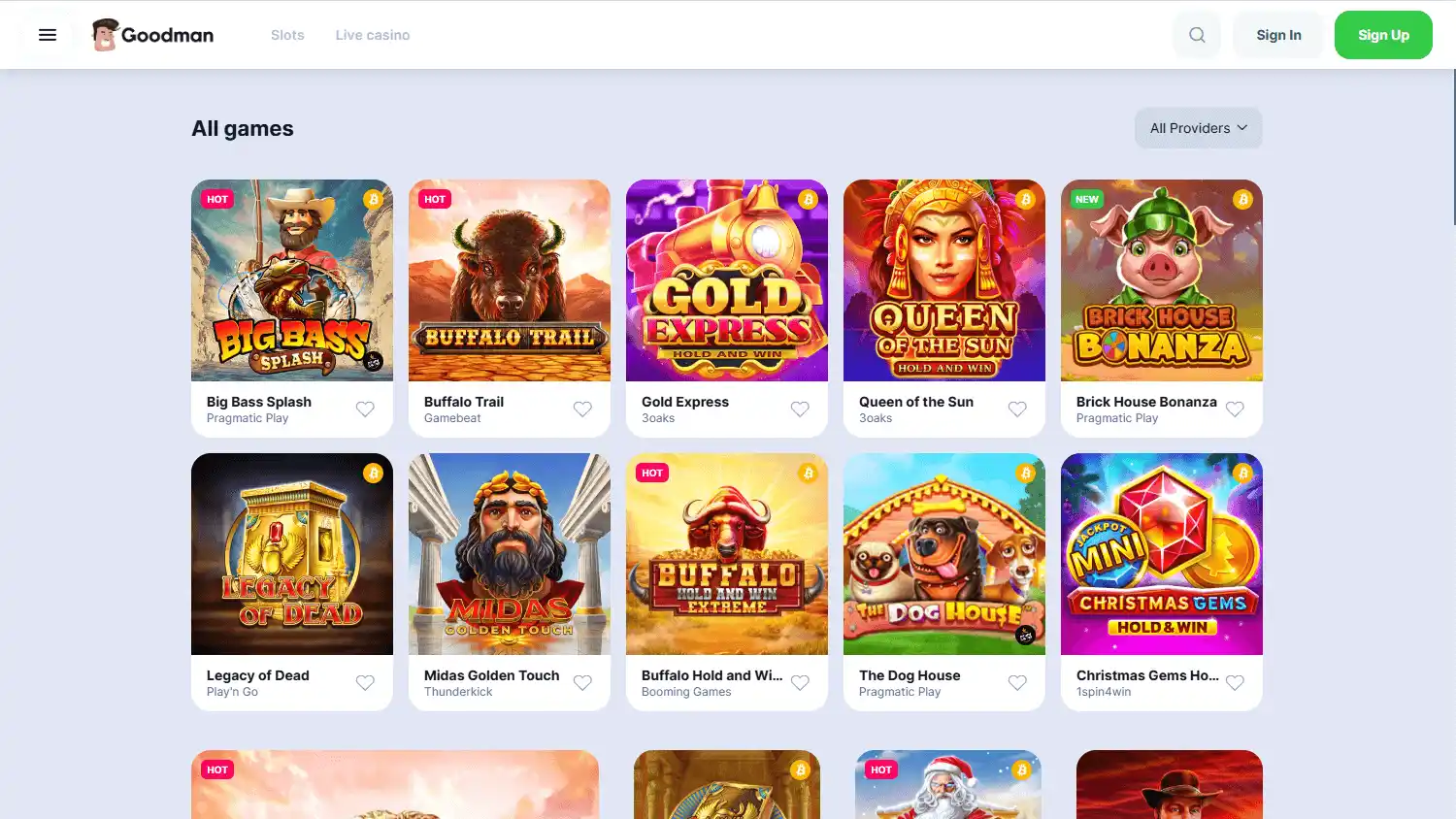 GoodMan Casino screenshot 2