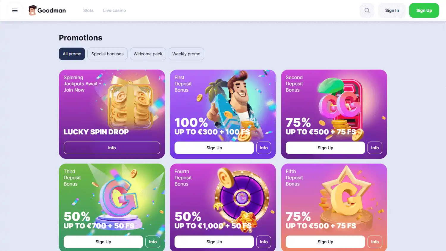 GoodMan Casino screenshot 3