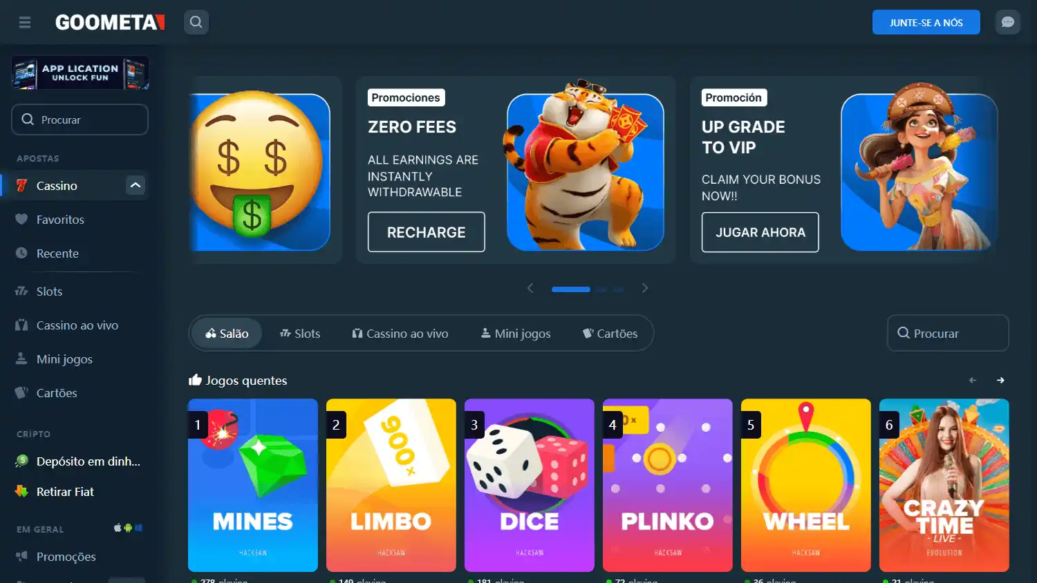 Goometa Casino screenshot 1
