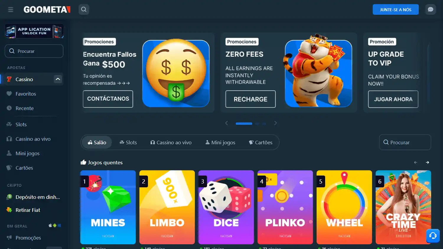 Goometa Casino screenshot 2