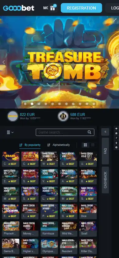 Gooobet Casino screenshot 3