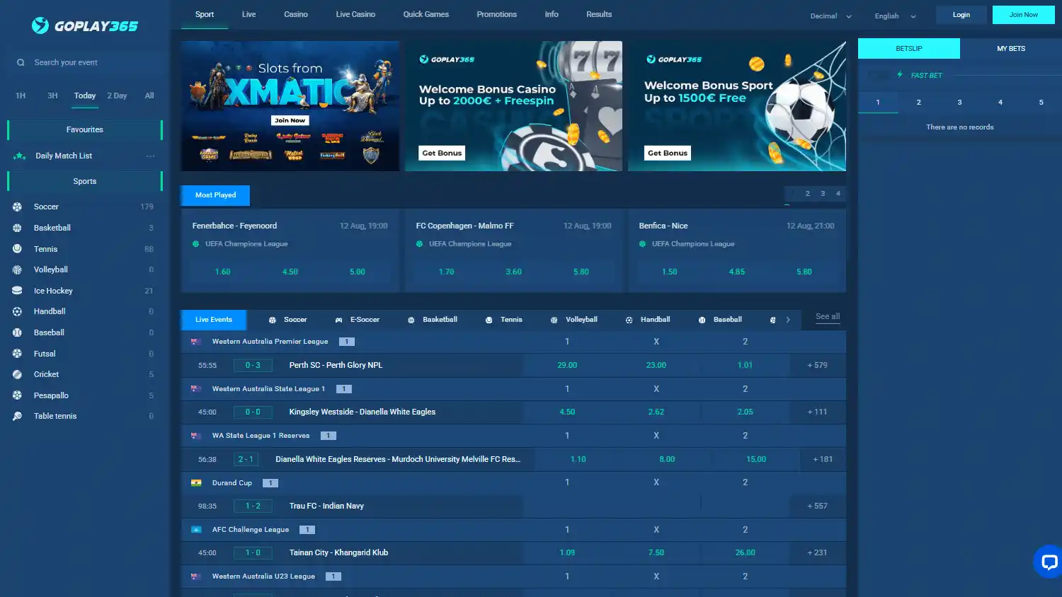 GOPLAY365 Casino screenshot 1