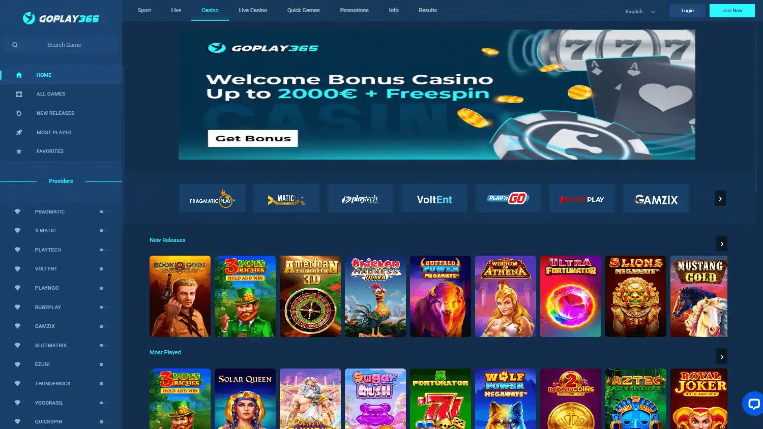 GOPLAY365 Casino screenshot 2
