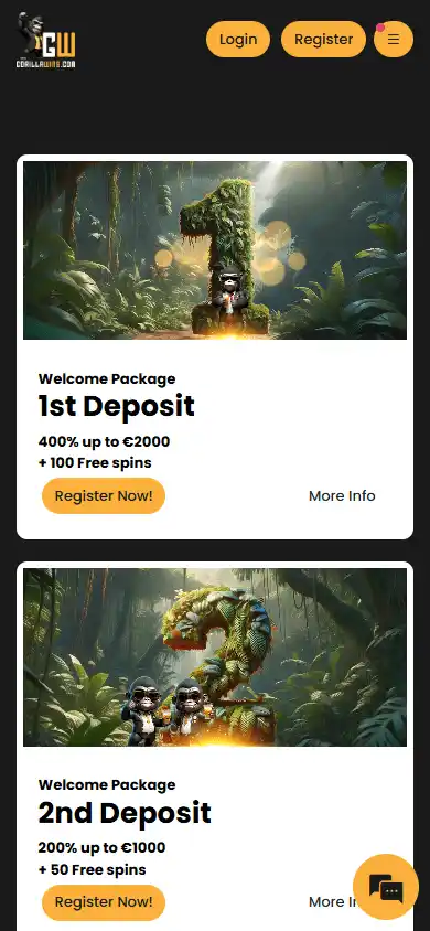 Gorilla Wins Casino screenshot 6