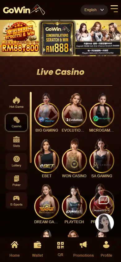 GoWin Casino screenshot 4