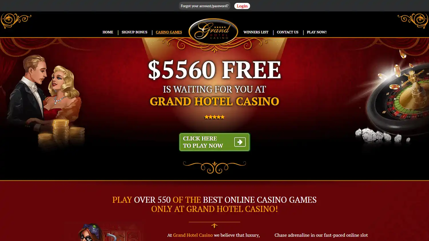 Grand Mondial Casino UK screenshot 3