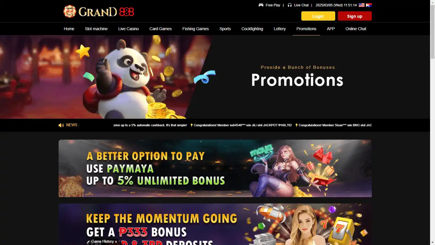 GRAND888 Casino screenshot 3