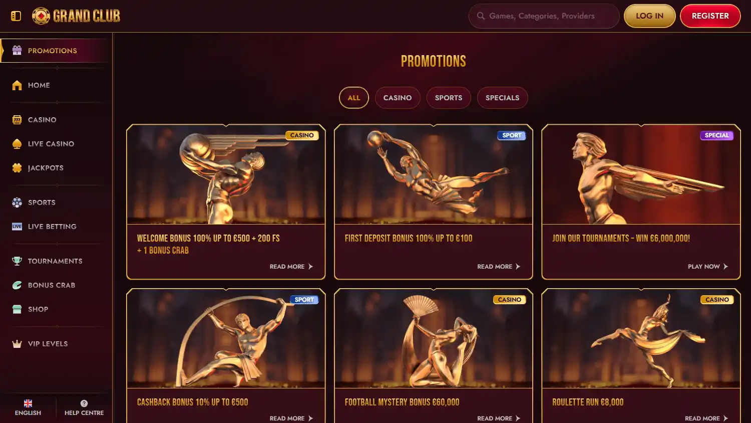 GrandClub Casino screenshot 3