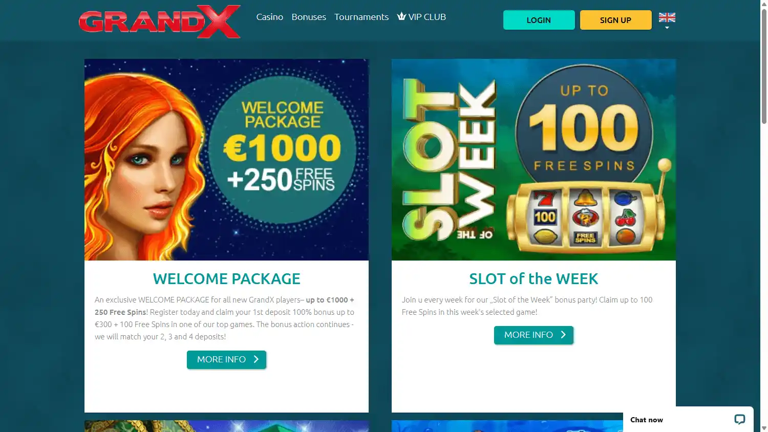 GrandX Casino screenshot 3