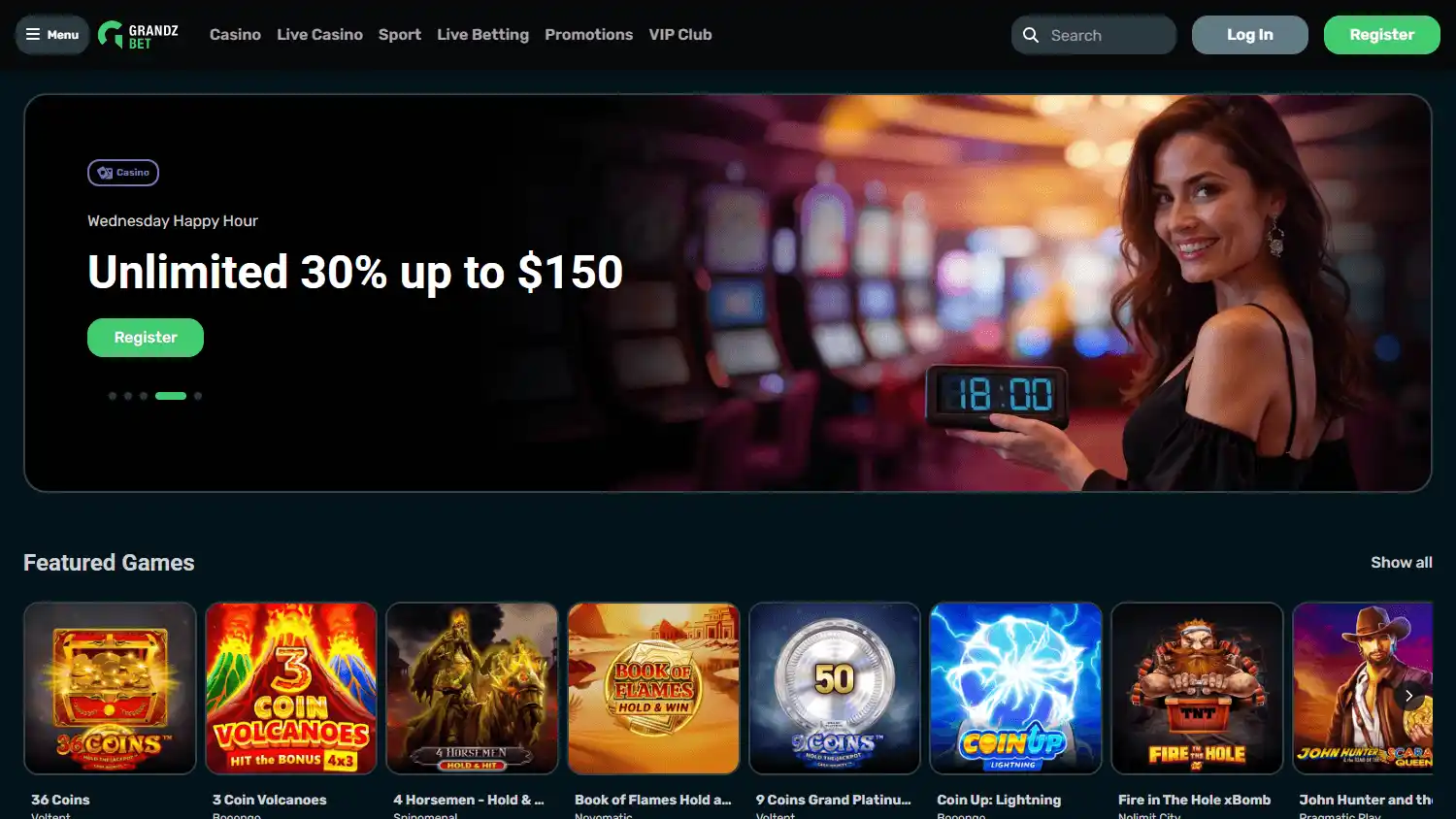 Grandz Bet Casino screenshot 1