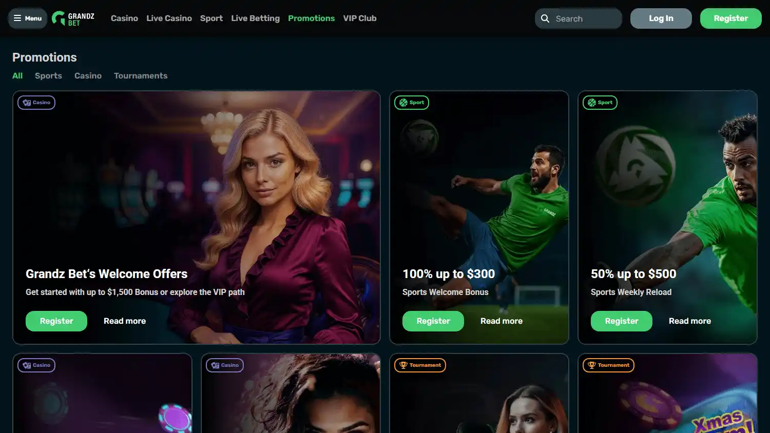 Grandz Bet Casino screenshot 2