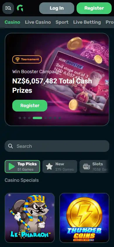 Grandz Bet Casino screenshot 4