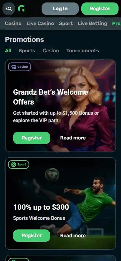 Grandz Bet Casino screenshot 5