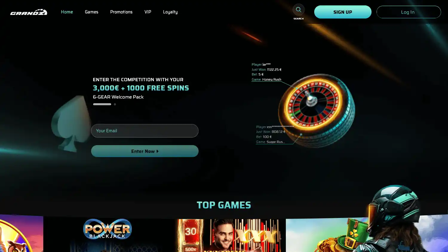 GrandZ Casino screenshot 1