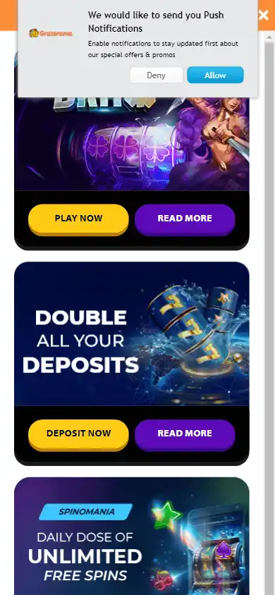 Gratorama Casino screenshot 5