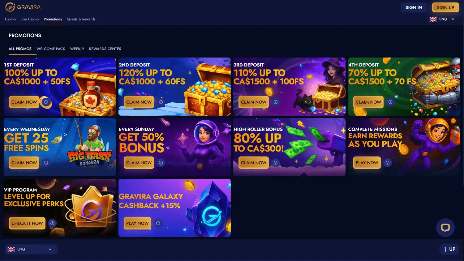 Gravira Casino screenshot 3