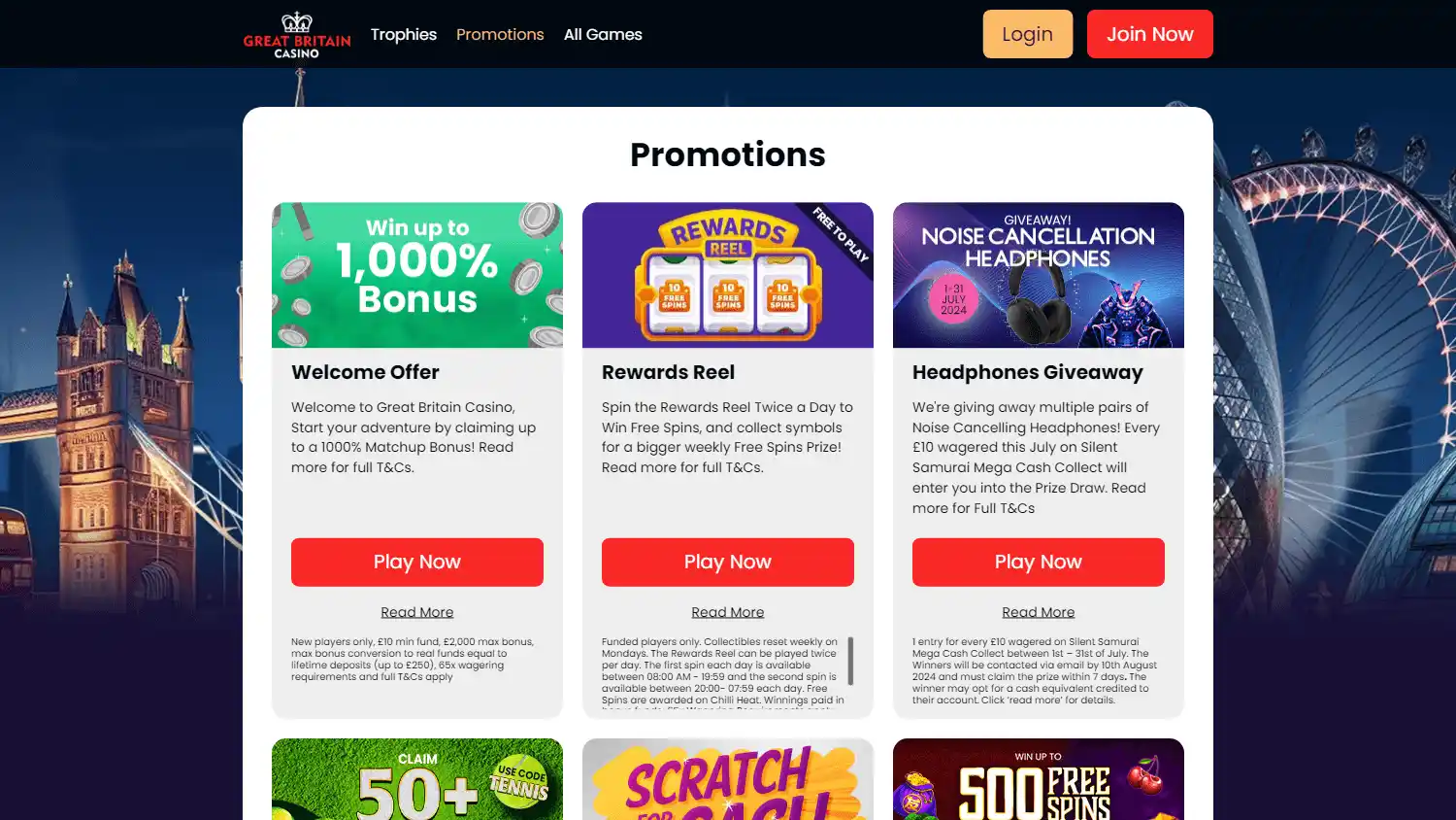Great Britain Casino screenshot 3