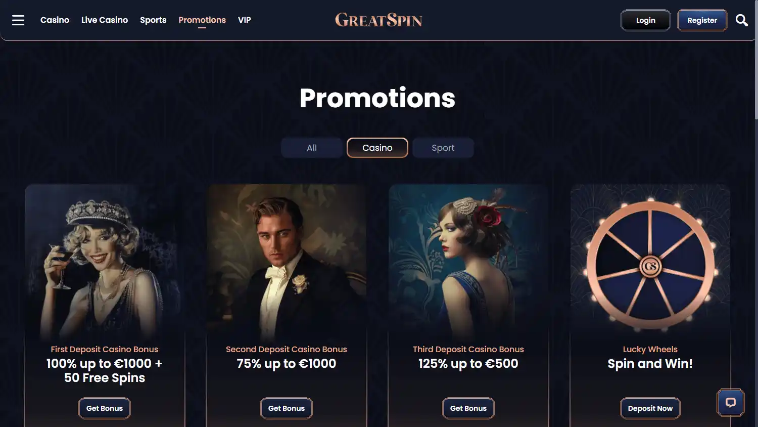 GreatSpin Casino screenshot 3
