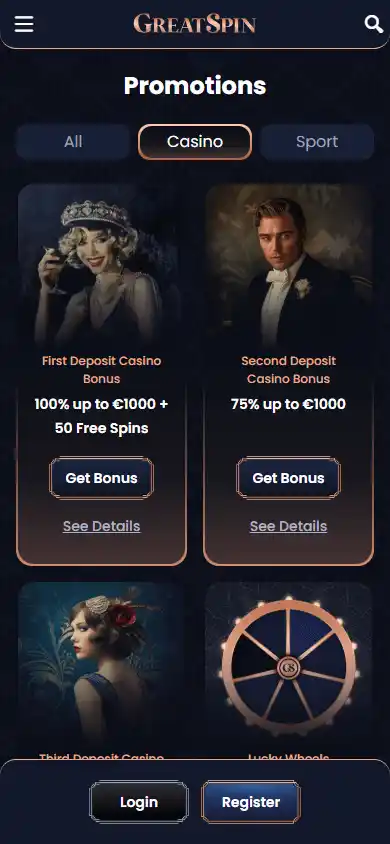 GreatSpin Casino screenshot 6