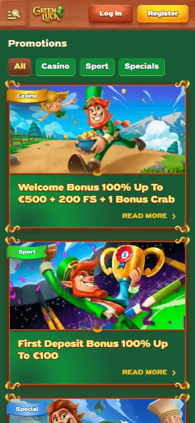 Green Luck Casino screenshot 6